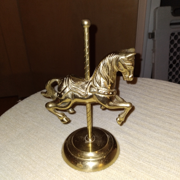 Other - Brass Rocking Horse Decor